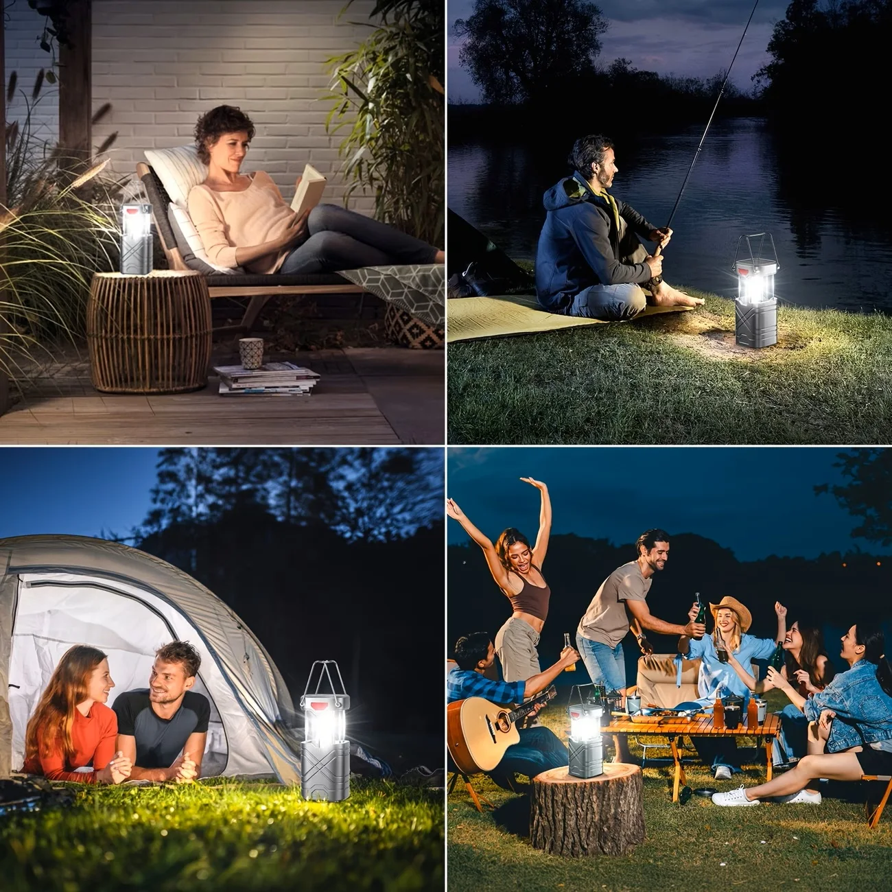 Solar Camping Lantern 2/4-Pack - Image 5