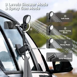 Rechargeable Portable Camping Shower - Thumbnail Image 3