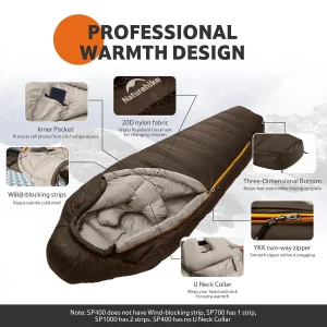 Duck Down Mummy Sleeping Bag - Thumbnail Image 3