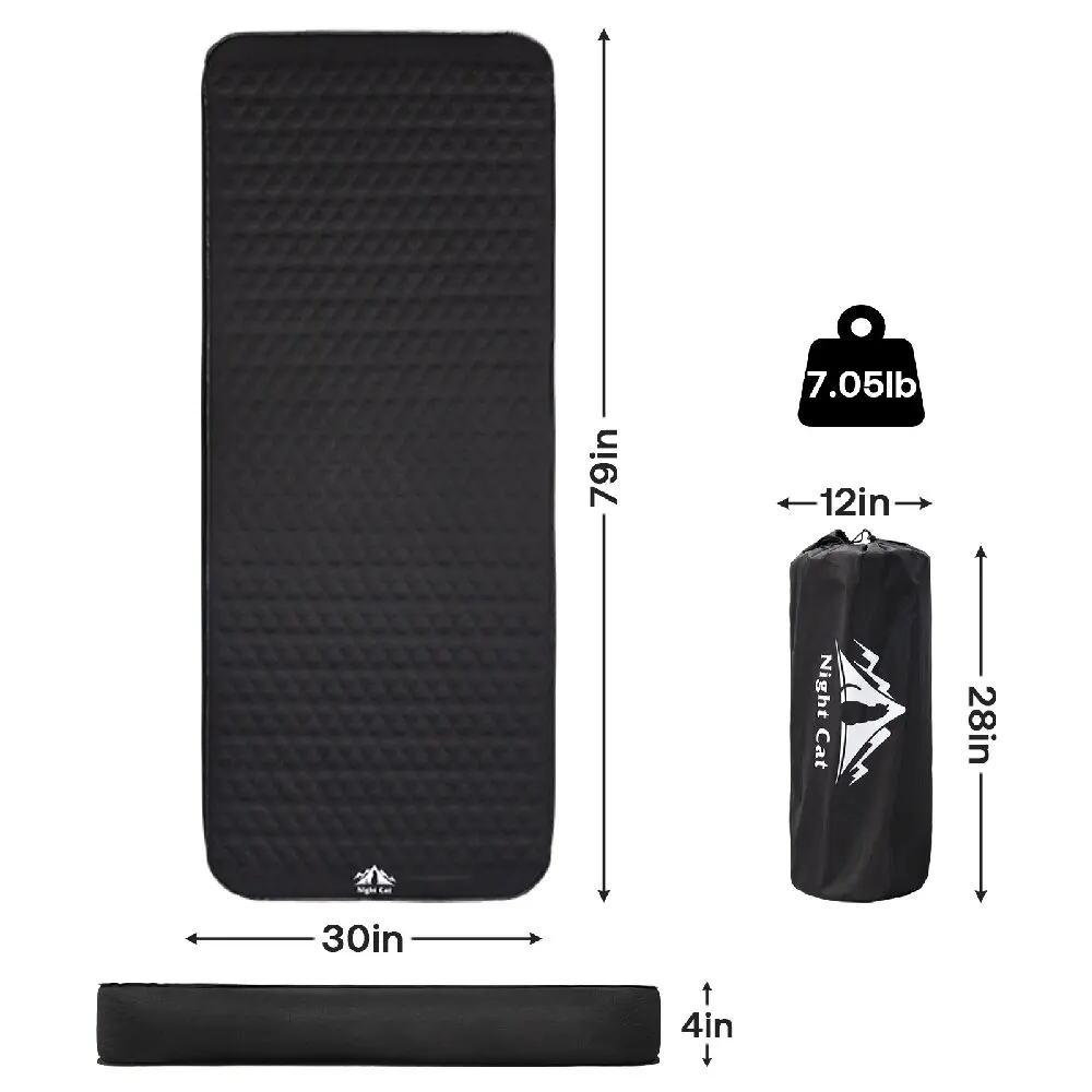 Night Cat Inflatable Sleeping Pad - Image 4