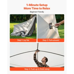 Camping Tent 4/6 Person Pop Up - Thumbnail Image 2