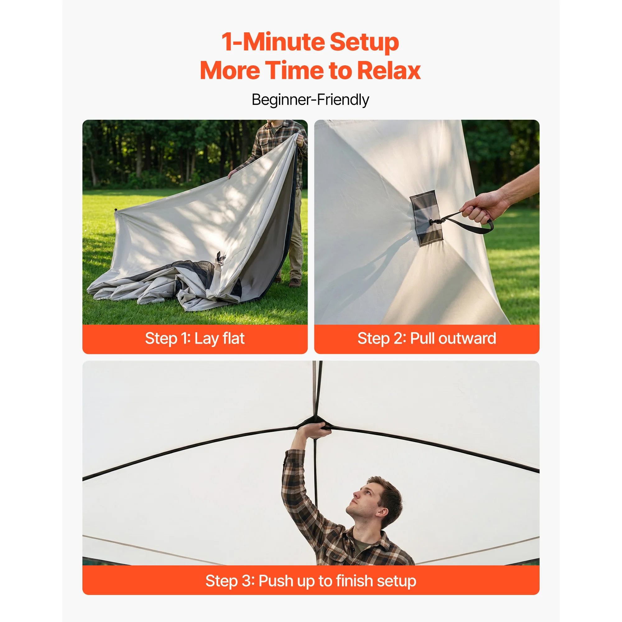 Camping Tent 4/6 Person Pop Up - Image 2