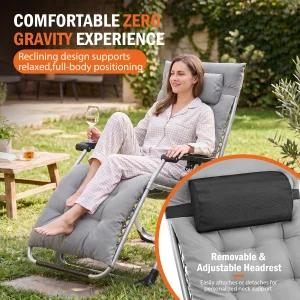 Reclining Camping Lounge Chair - Thumbnail Image 3