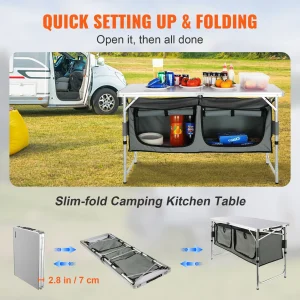 Folding Camping Table - Thumbnail Image 2