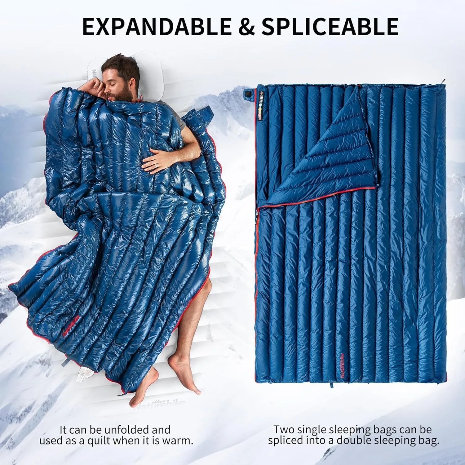 Ultralight Duck Down Sleeping Bag - Image 4