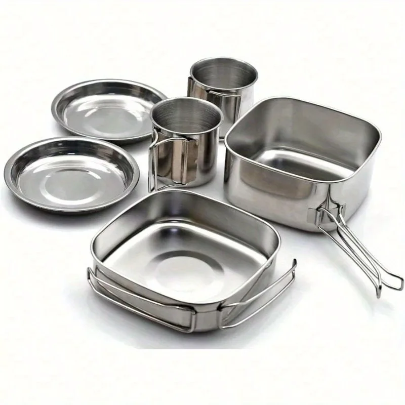 6Pcs Camping Cookware - Image 1