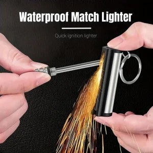 5PCS Metal Fuel Lighters - Thumbnail Image 3