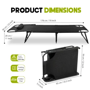Adjustable Folding Lounge Chair - Thumbnail Image 5