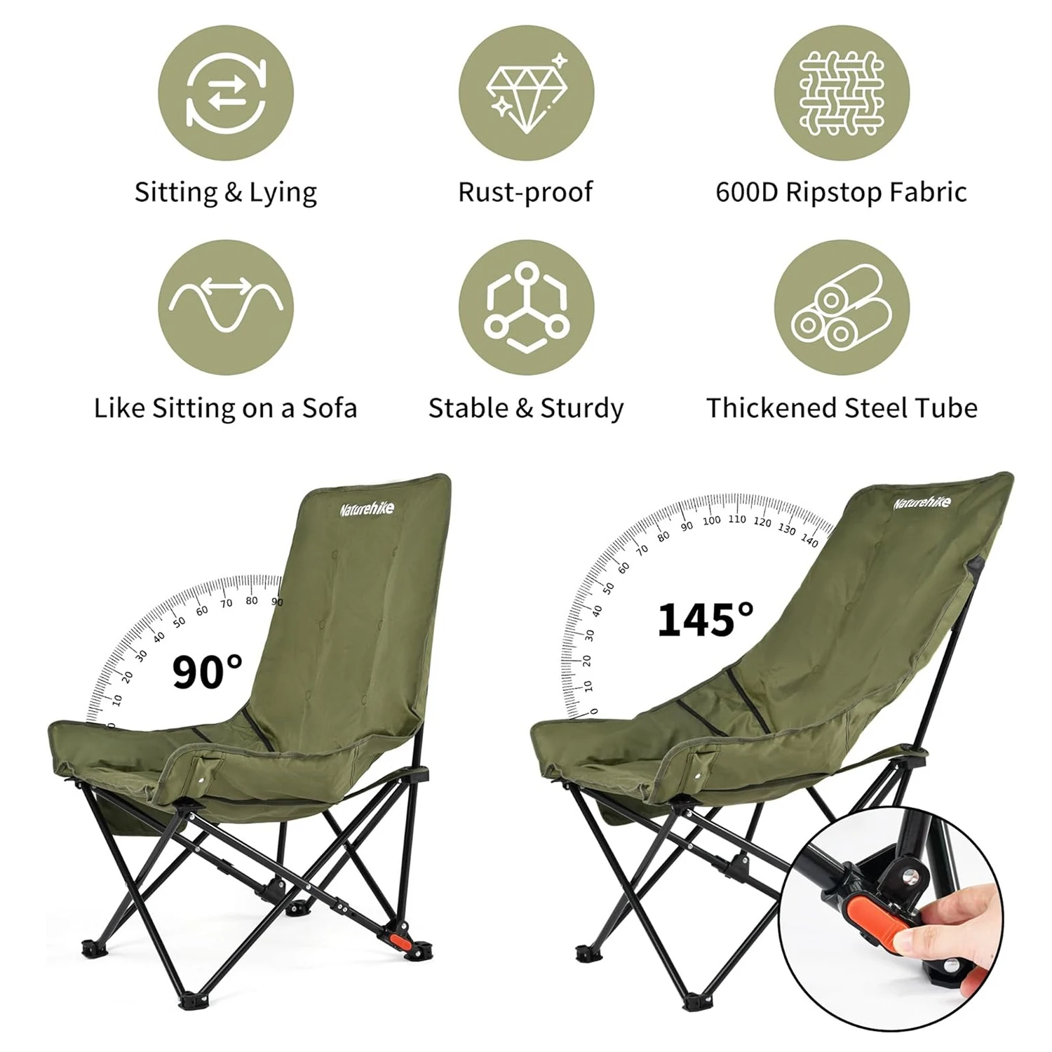 Camping Lounge Chair - Image 2