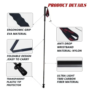 Ultra-Light Walking Trekking Poles - Thumbnail Image 5