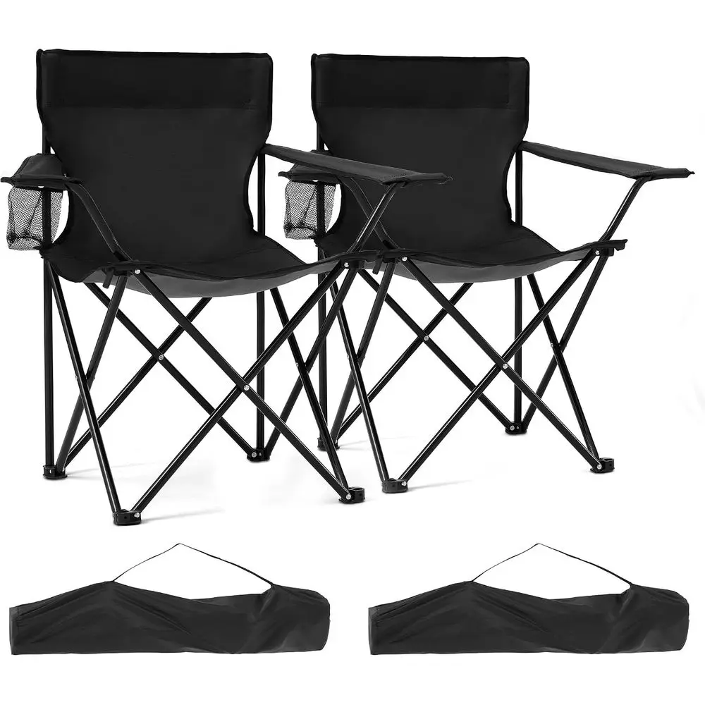 2 Pack Lightweight Camping Chairs - Image 1