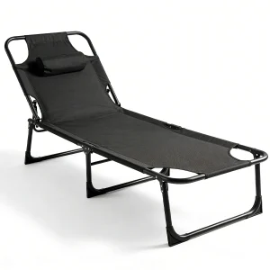 Adjustable Folding Lounge Chair - Thumbnail Image 2