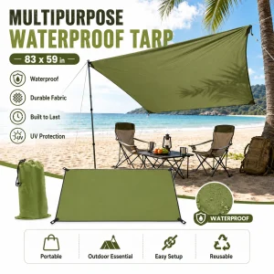 59"x 83" Waterproof Tarp - Thumbnail Image 3
