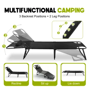 Adjustable Folding Lounge Chair - Thumbnail Image 4
