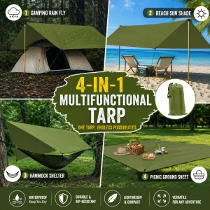 59"x 83" Waterproof Tarp - Thumbnail Image 4